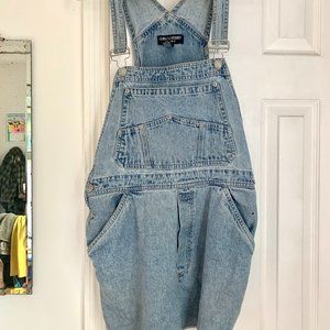 Gloria Vanderbilt Vintage Denim Overalls Dress